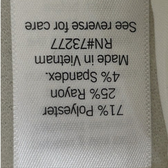 Nine West Tapered Fit Dress Pants Size 18 White Cream Workwear Career Trouser - Picture 7 of 16